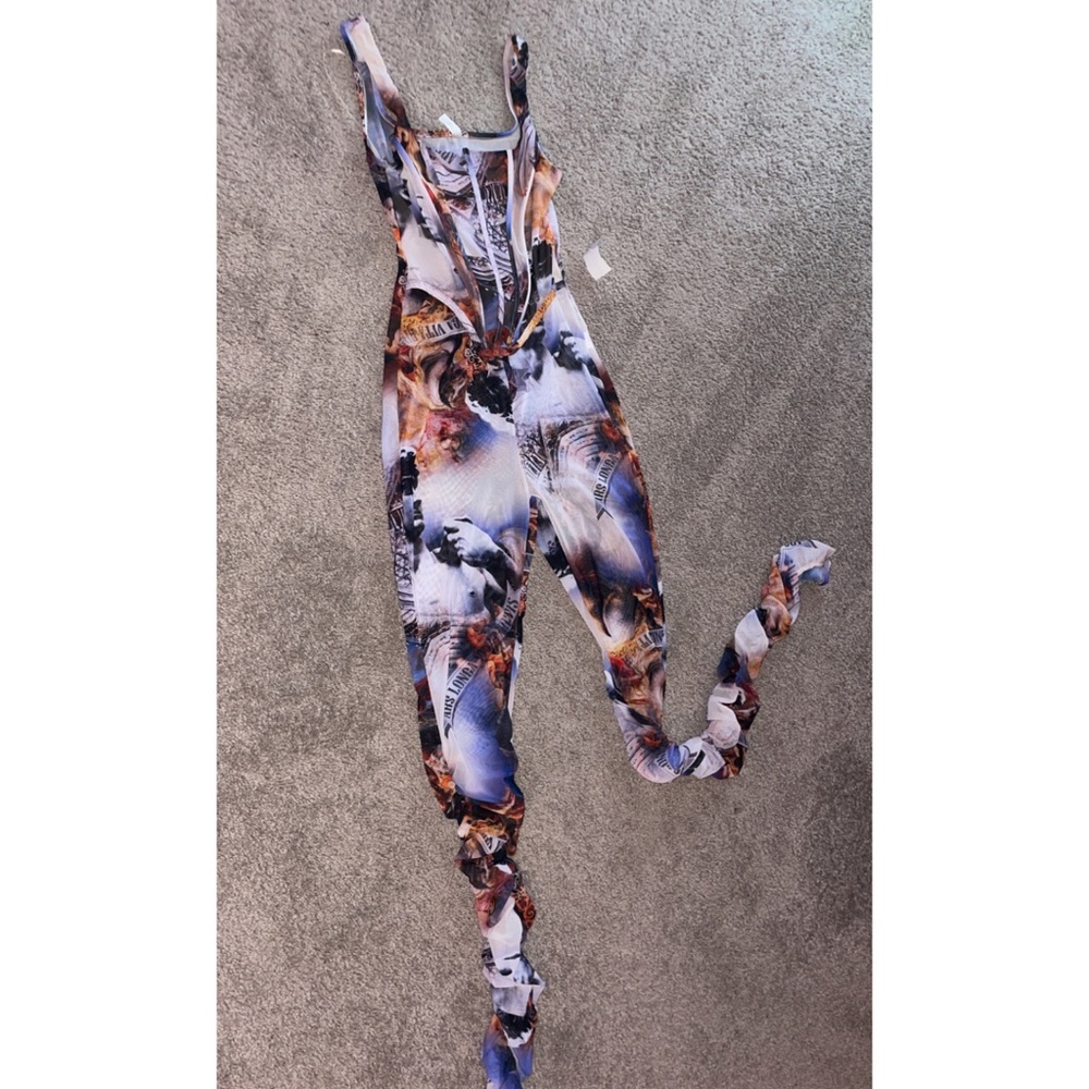 Mesh Croset Jumpsuit